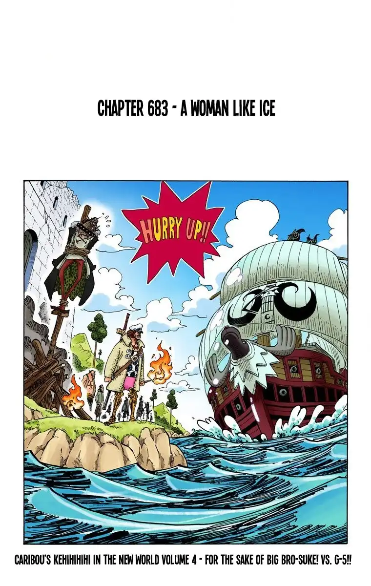 One Piece - Digital Colored Comics Chapter 683 2